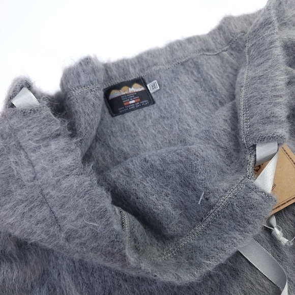 New Lamesa Alpaca Grey Wool Maxi Skirt Sz XXL - Picture 2 of 15